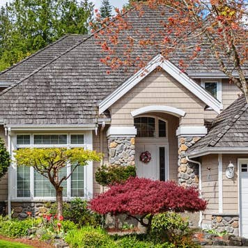 Photo of a modern suburban home exterior