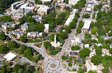 sell a house in raleigh - aerial view of nc state campus in raleigh