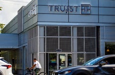 A Truist Financial bank branch in Miami, Florida, US