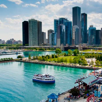 Historic Navy Pier is Chicago's lakefront playground. It is the Midwest's #1 tourist and leisure destination, attracting more than 8.6 million visitors a year.
