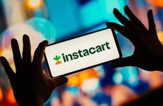 The Instacart app open on a cell phone