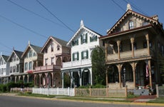 Row of victorian homes, Cape May, New Jersey