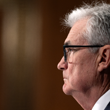 Fed Chair Jerome Powell speaks at a gathering with lawmakers in Washington, D.C.