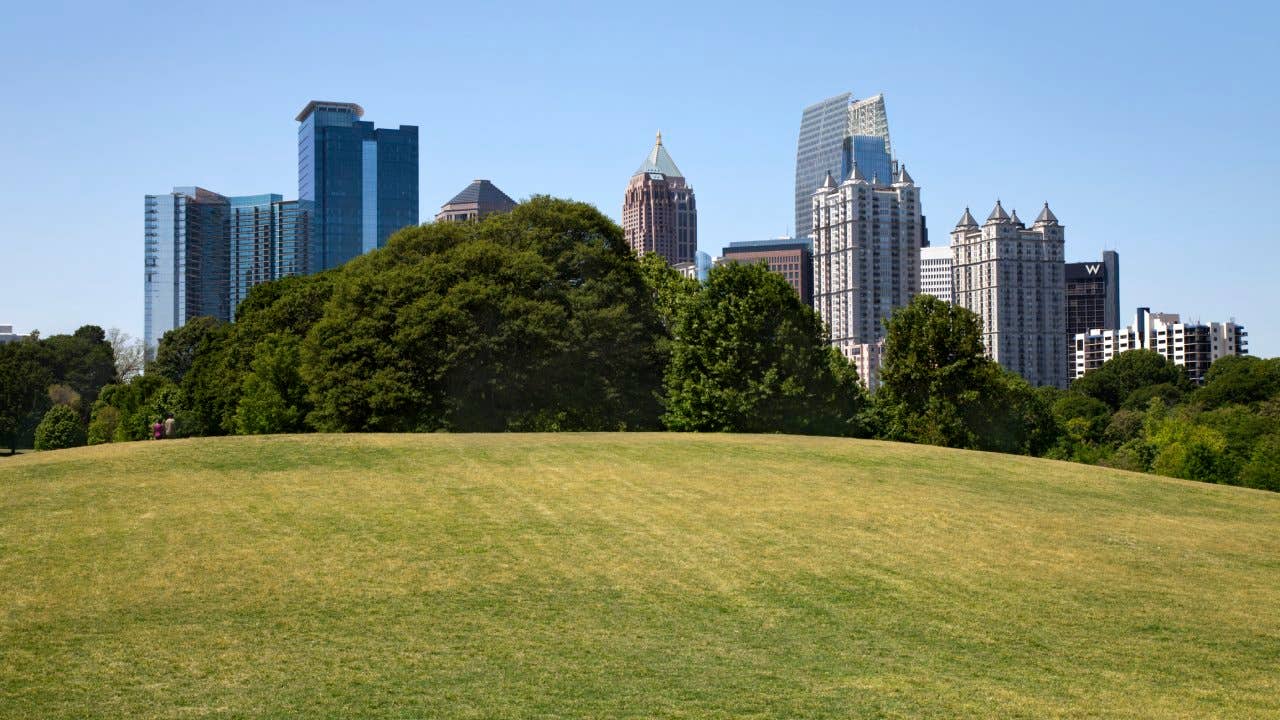 A view from Piedmont Park, Atlanta, Georgia