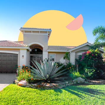 A home on a sunny day