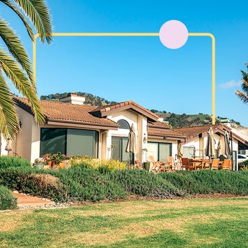 Homes on a sunny day