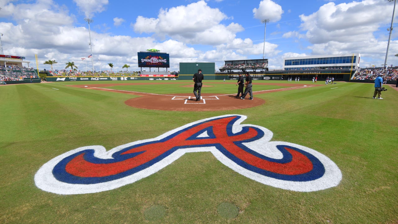 A general interior view of CoolToday Park during the Spring Training game between the Detroit Tigers and the Atlanta Braves