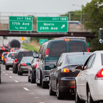 traffic on the highway