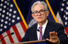 Federal Reserve Chair Jerome Powell speaks at a post-meeting press conference following the Fed's September interest rate decision