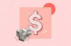 Illustrated collage featureing money