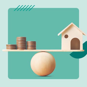 Balacing a house and coins