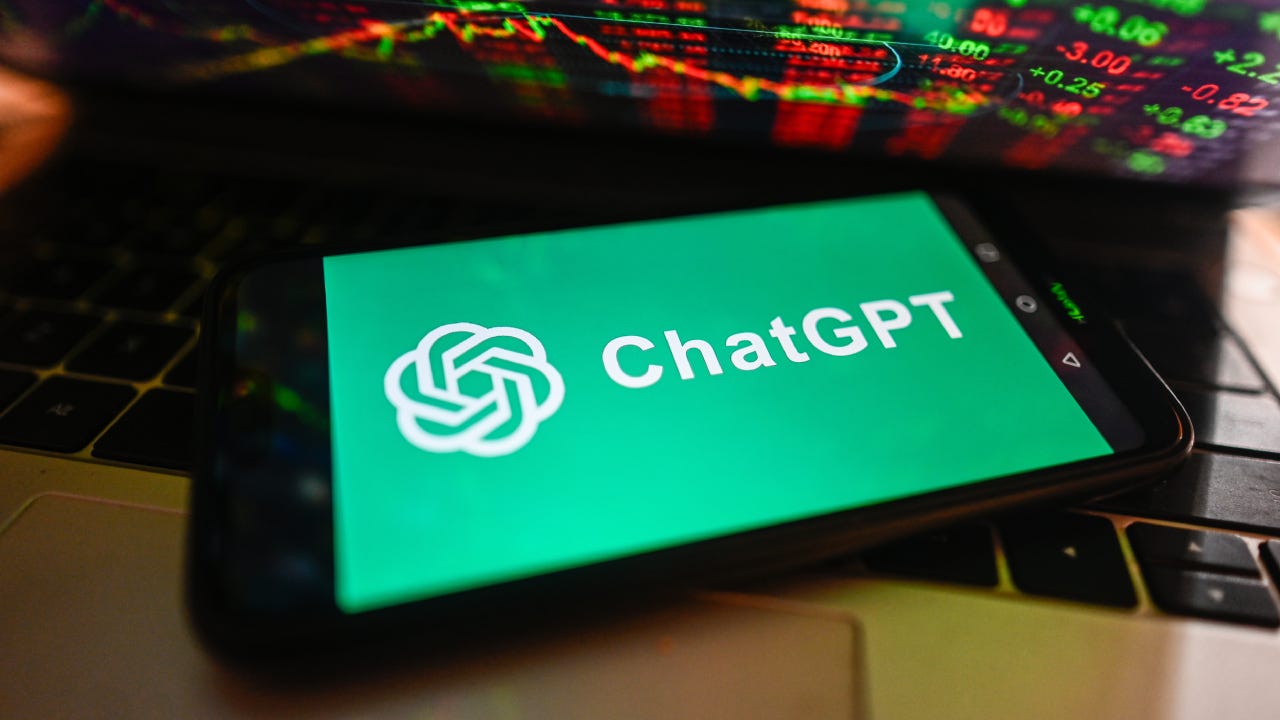 Chat GPT logo is displayed on a smartphone.
