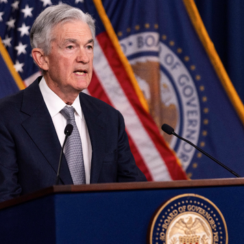 Federal Reserve Chair Jerome Powell attends a press conference in Washington, D.C.