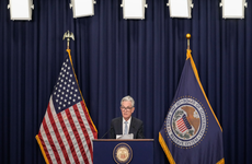 Federal Reserve Board Chair Jerome Powell speaks during a news conference following a meeting of the Federal Open Market Committee.