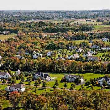 neighborhood of homes in pennsylvania
