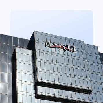 Design element of World of Hyatt building