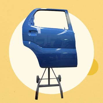 Picture of a car door