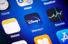 An icon for the Disney app on a mobile device