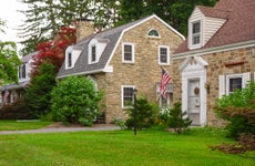 stone houses with green lawns in state college pennsylvania