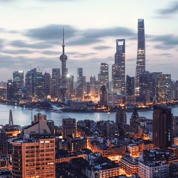 Aerial view of China
