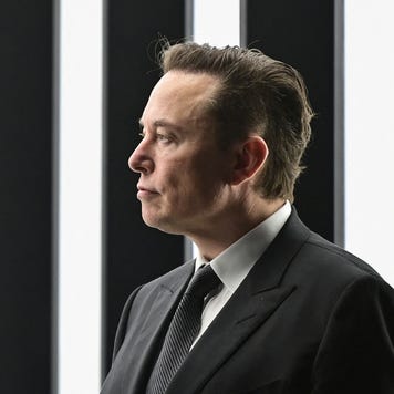 Tesla CEO Elon Musk is pictured