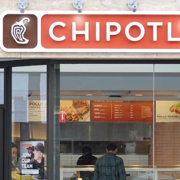 Outside shot of a chipotle restaurant