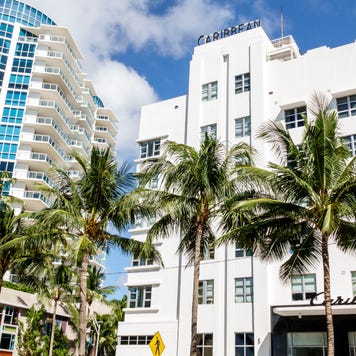 Miami Beach, Florida, Collins Avenue, Caribbean South Beach Condominium and highrises