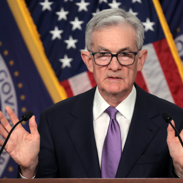 Fed Chair Jerome Powell speaks during a news conference