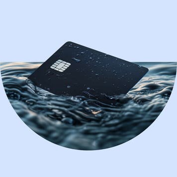 Illustration of credit card