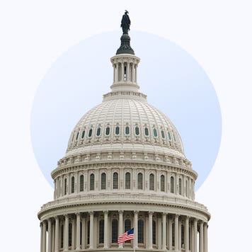 The U.S. Capitol building's dome