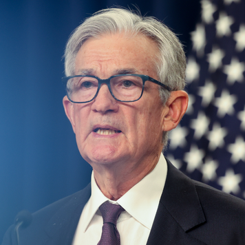 Jerome Powell, chair of the US Federal Reserve, during a news conference following a Federal Open Market Committee (FOMC) meeting.