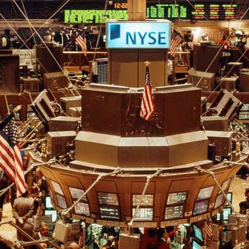 Trading floor of the New York Stock Exchange.