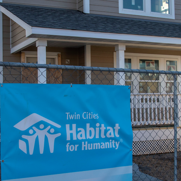 New home built by Habitat for Humanity of Minnesota.