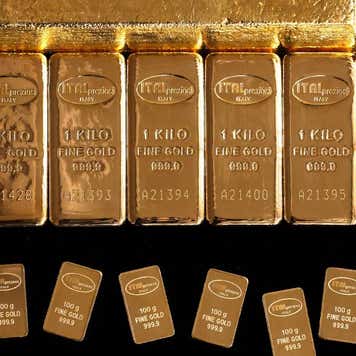 Gold bars.