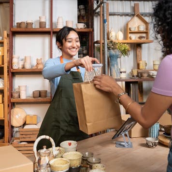 Small business ceramics shop