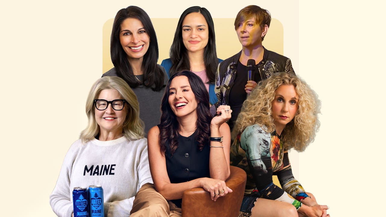 A collage of female leaders.