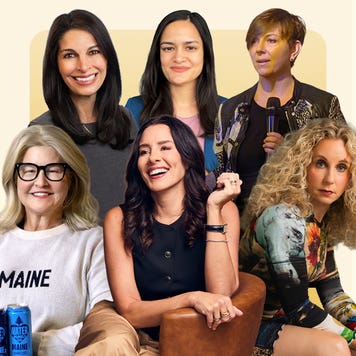 A collage of female leaders.