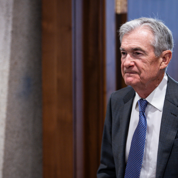 Jerome Powell, chairman of the US Federal Reserve, arrives for the Federal Reserve Board open meeting in Washington, DC, Oct. 24, 2025.