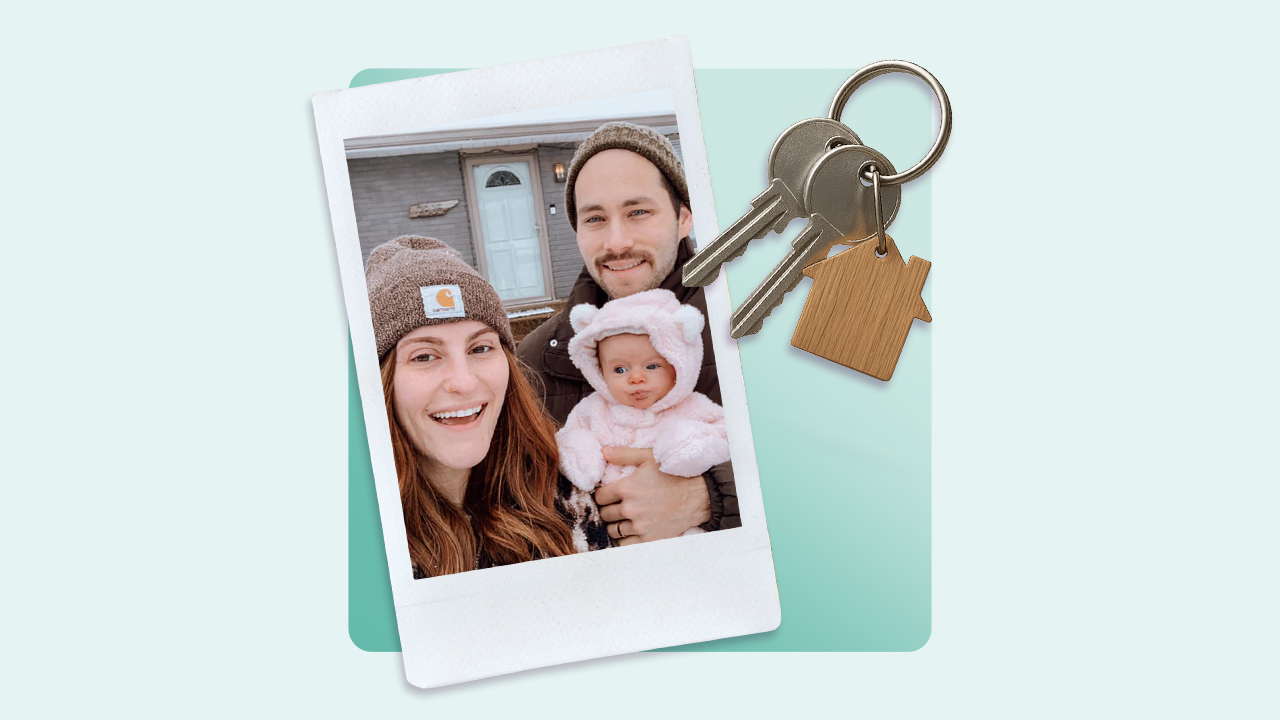 Kayla Palmer and her family.