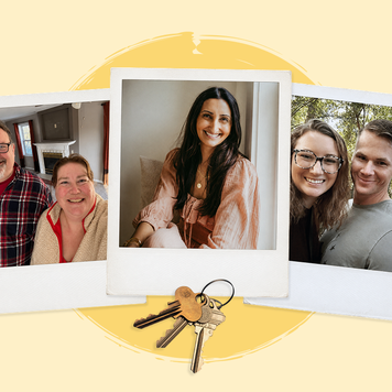Featured photos of 3 families who bought in today's market.