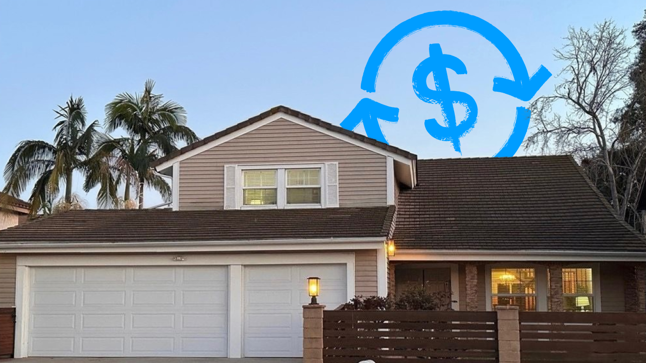 A home purchase in Orange County.