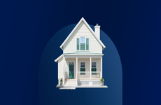 Bankrate awards 2024 mortgages banner featuring a house